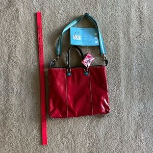 Urban Junket Red and Blue Convertible Tote